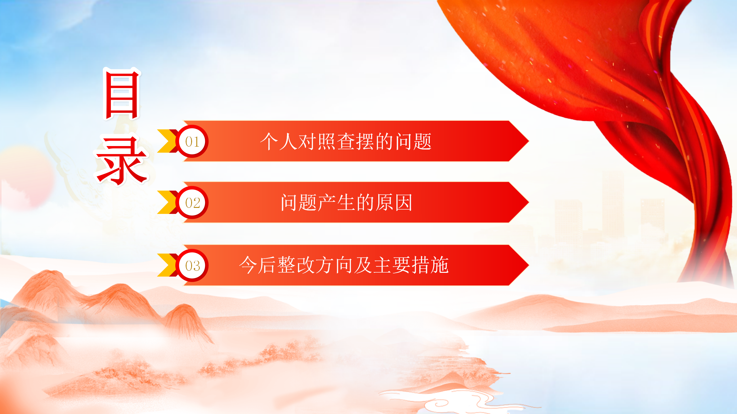 2022年度组织生活会模板（ppt）_02.png